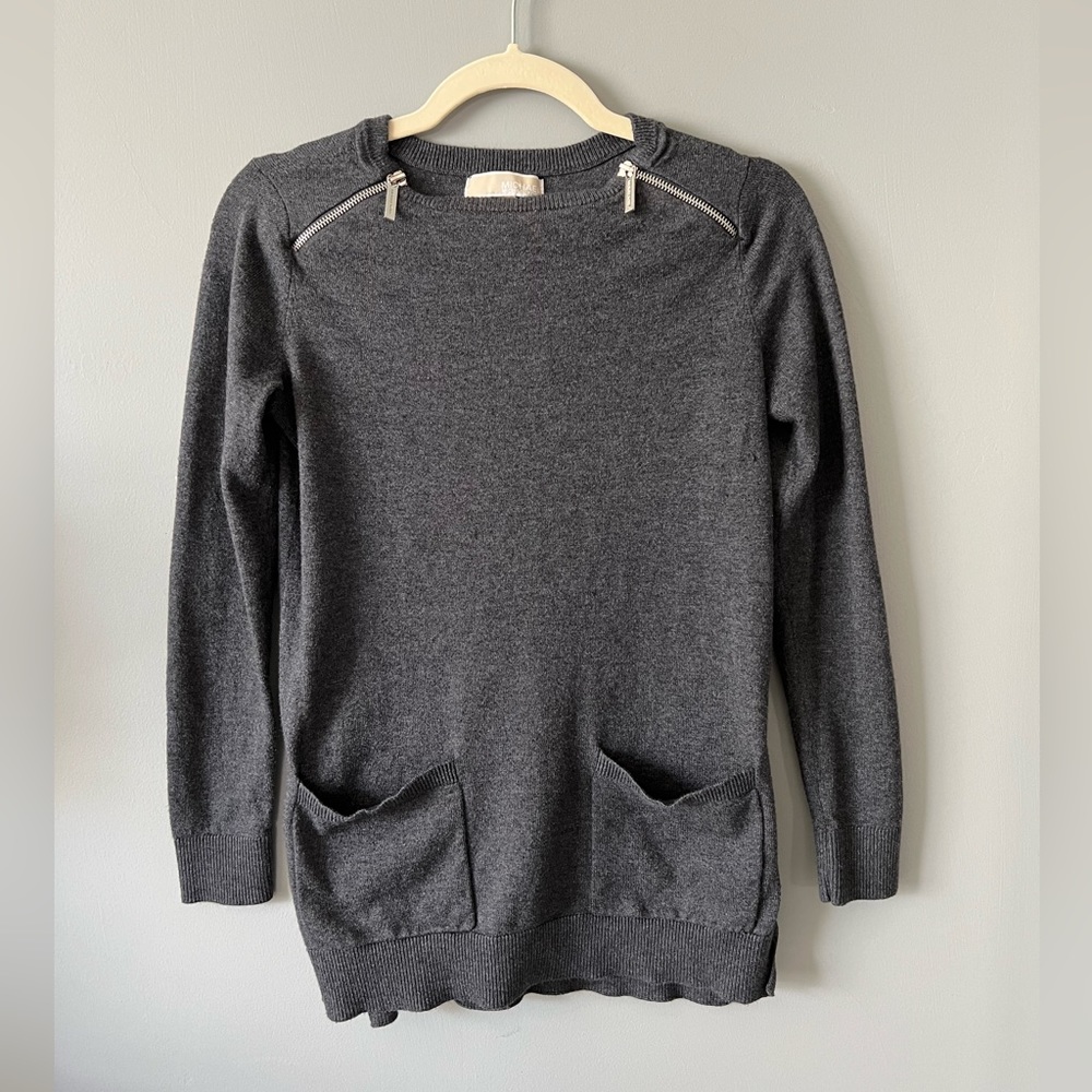 Michael Kors sweater with zippers